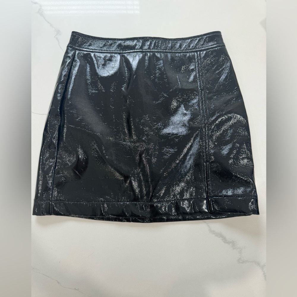 🖤Black Leather Skirt🖤